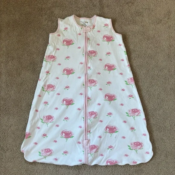 MAMA CHEETAH Set of 3 Baby Girl Various Tog Organic Floral & Heart Sleep Sacks - Picture 5 of 10